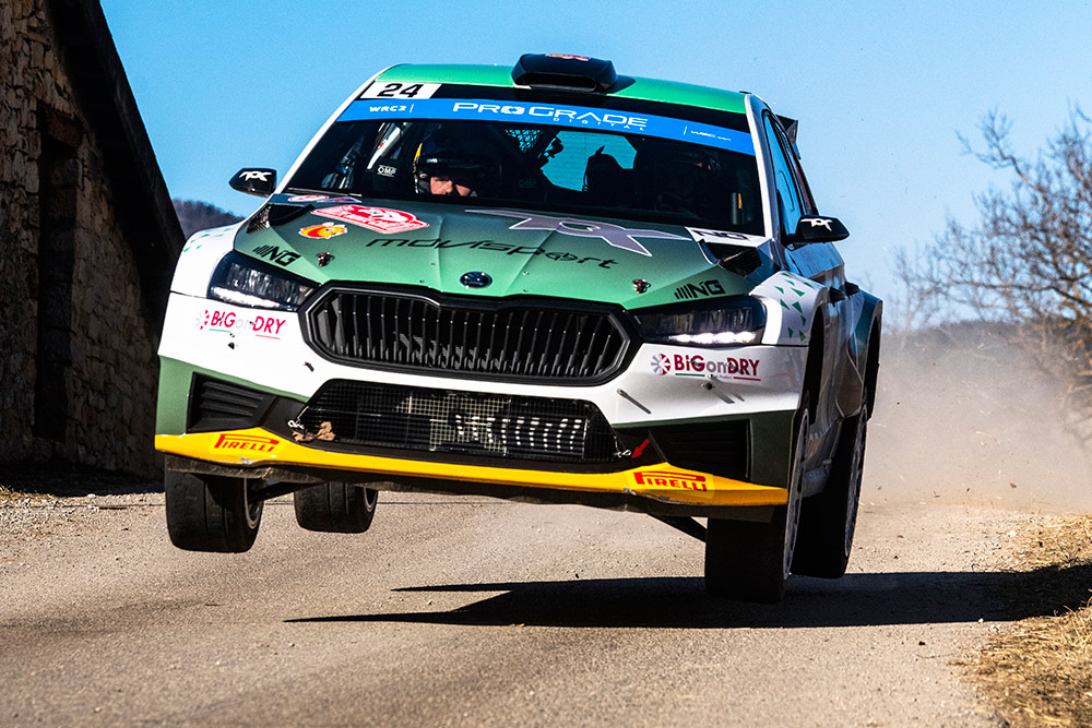 Николай Грязин и Константин Александров, Škoda Fabia RS Rally2, ралли Монте-Карло 2023