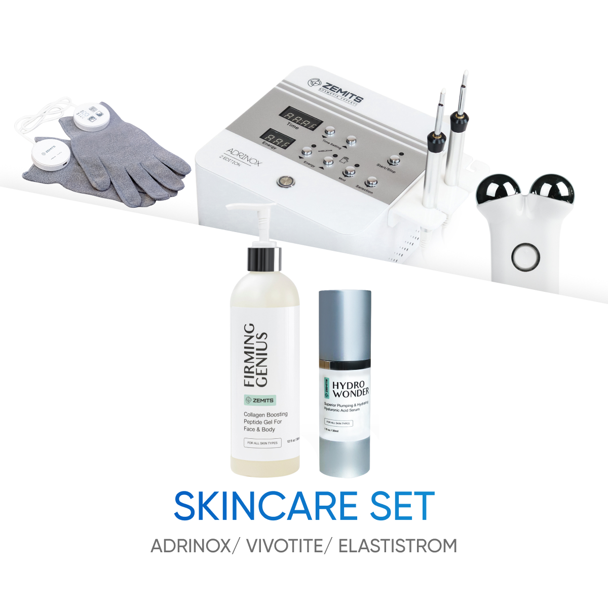 Skincare set Zemits Adrinox/VivoTite/ElastiStrom Esthetic Spa