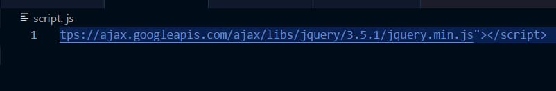 Подключение jQuery