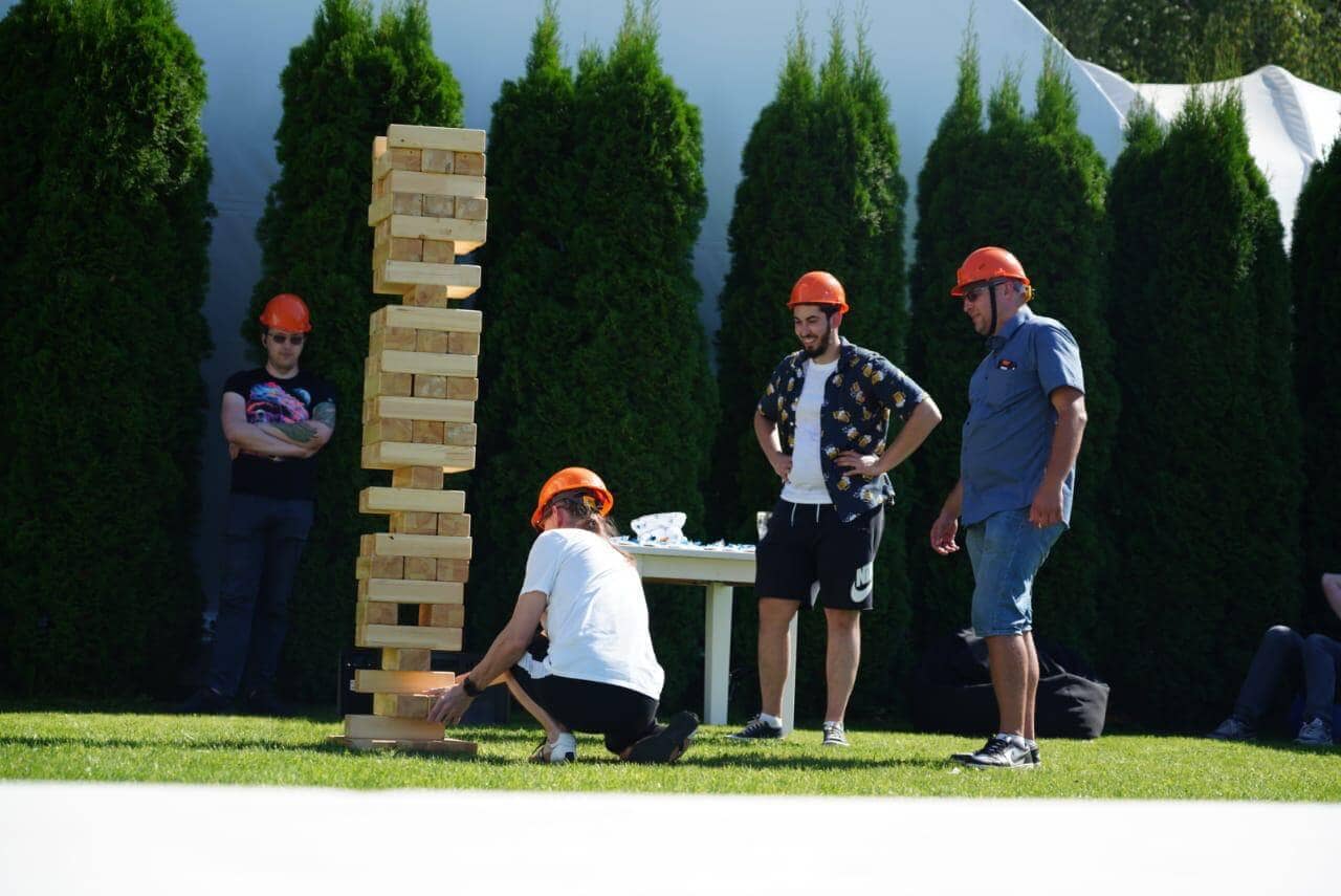 Гигантская дженга в аренду на мероприятие