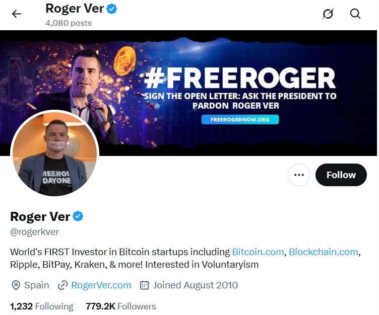 Roger Ver twitter