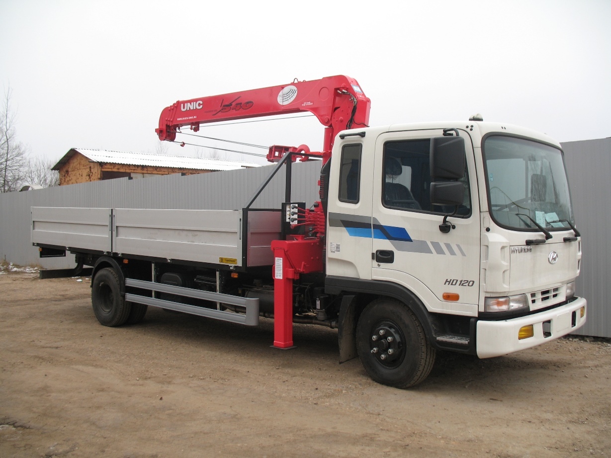 Кму бу. Hyundai HD 120 С КМУ. Hyundai HD 120 манипулятор. Hyundai HD 120 С КМУ unic. Hino 500 с КМУ unic 504.