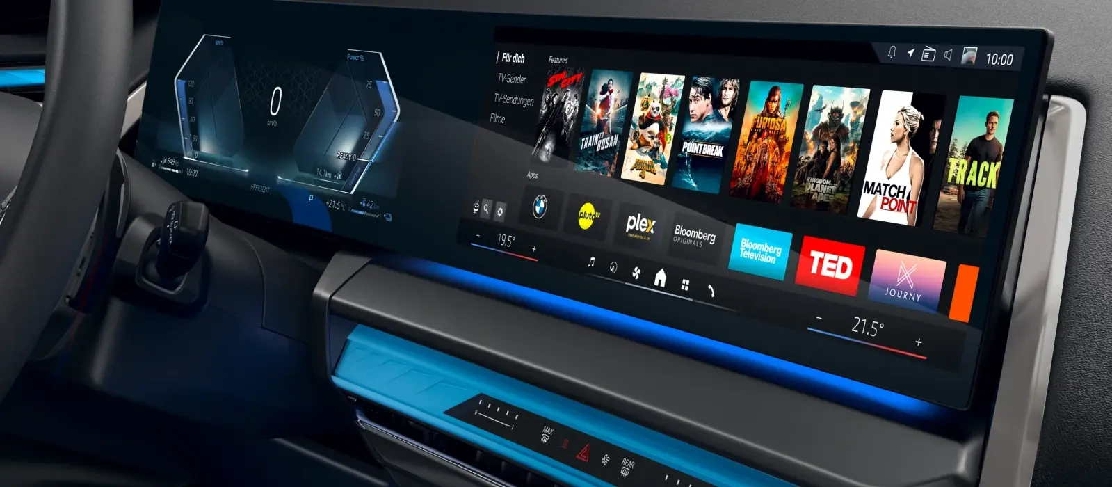 Видеостриминг на BMW Curved Display