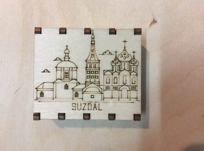 Спички сувенирные на магните города России - Суздаль