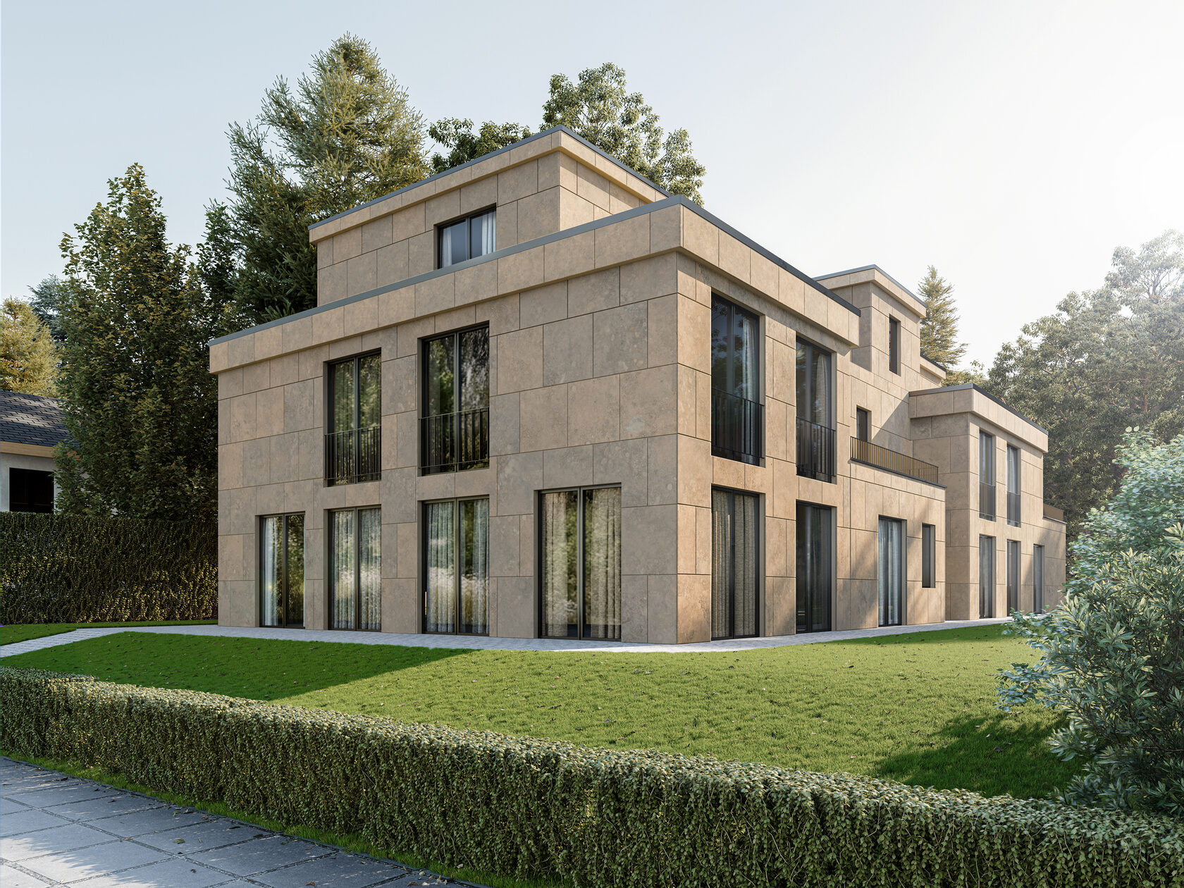 визуализация дома для стройки 