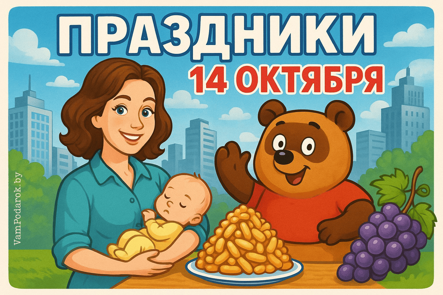 Праздники 14 октября 2025 года – картинки и открытки