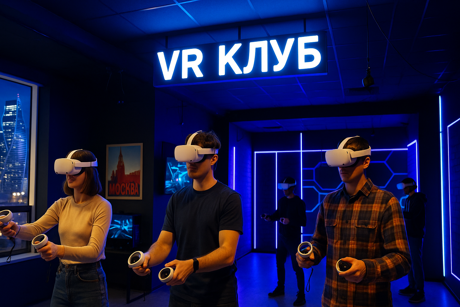 VR клуб в Москве с современным оборудованием виртуальной реальности
