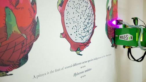 Роспись стен принтером. Печать на стенах