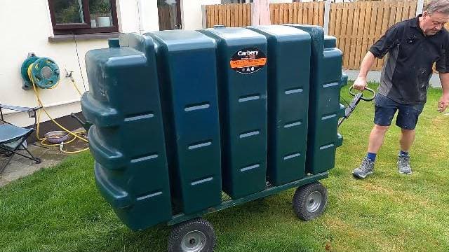New oil tank installed