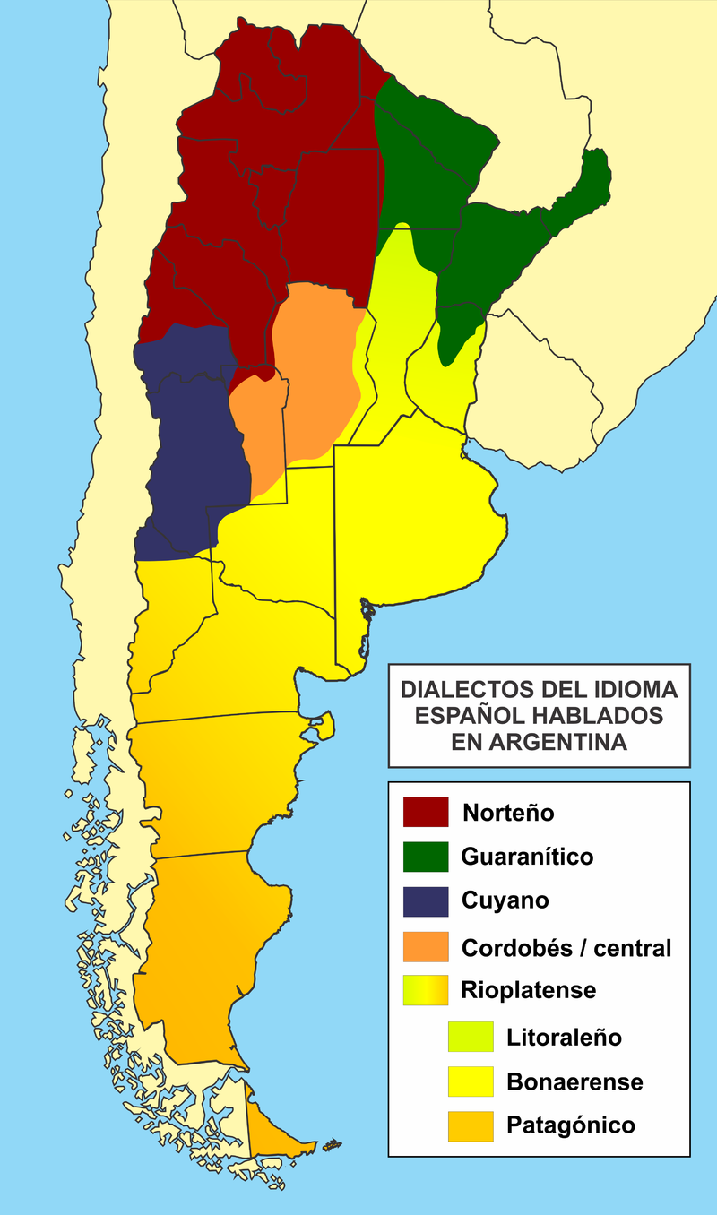 Аргентина говорит на. Языки Аргентины. Испанский язык в Аргентине. Карта испанских диалектов. Аргентина диалекты.