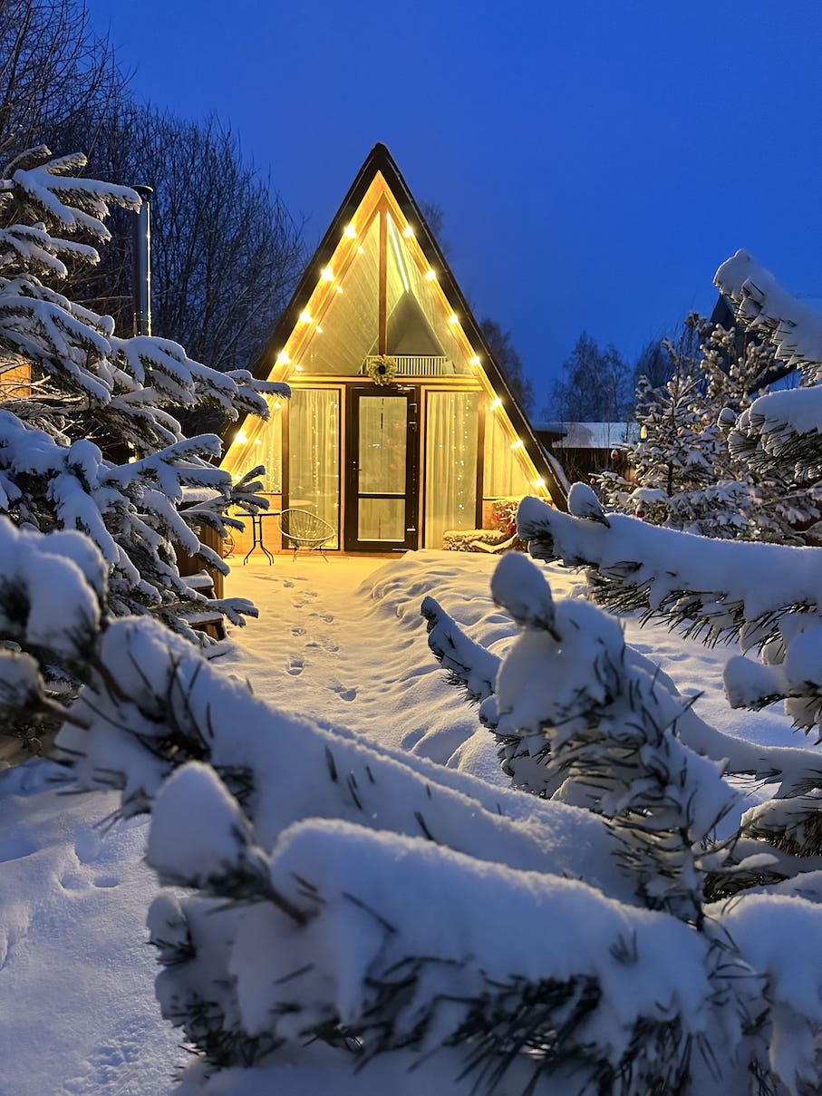 Локация для зимней фотосессии в Подмосковье
