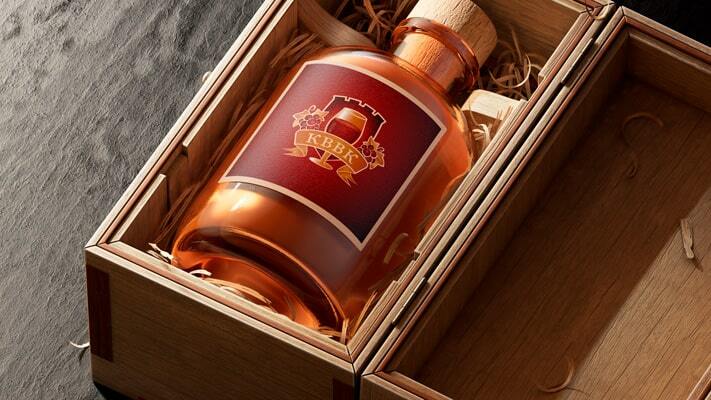 подарочная бутылка 