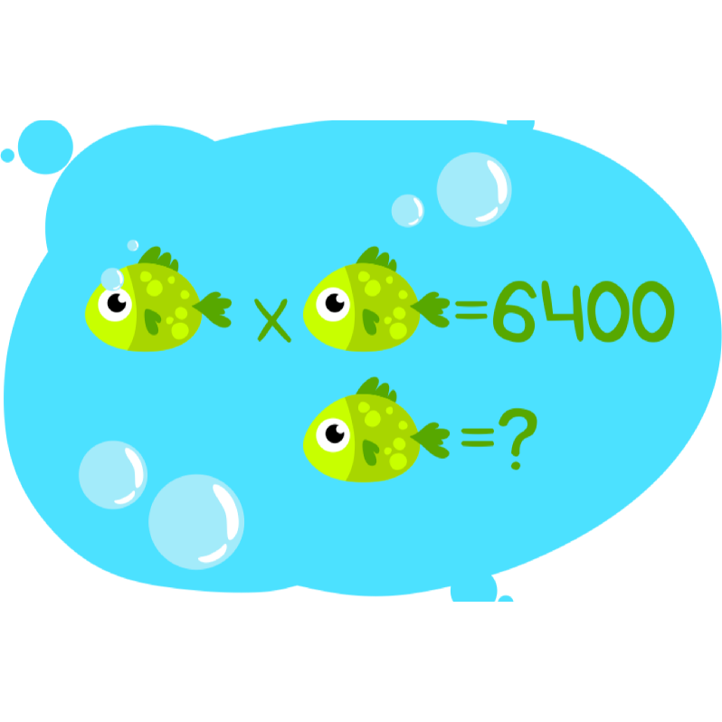 Пример на произведение в комбинаторике с рыбками