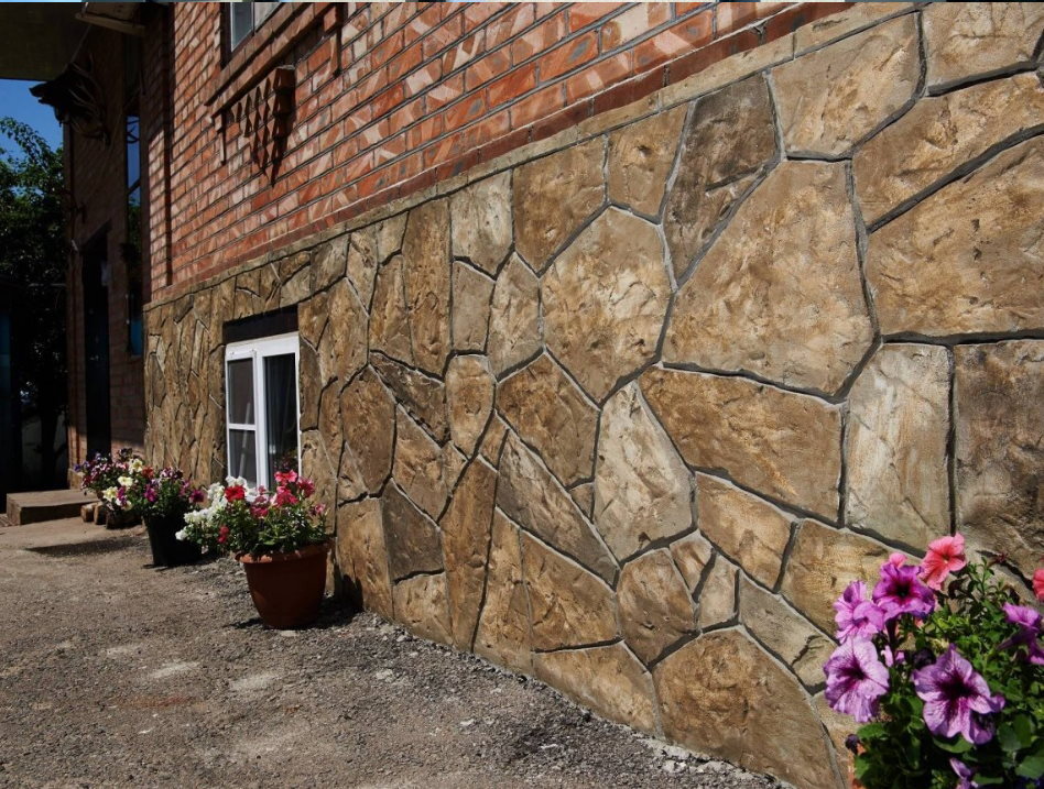 отделка цоколя камнем недорого