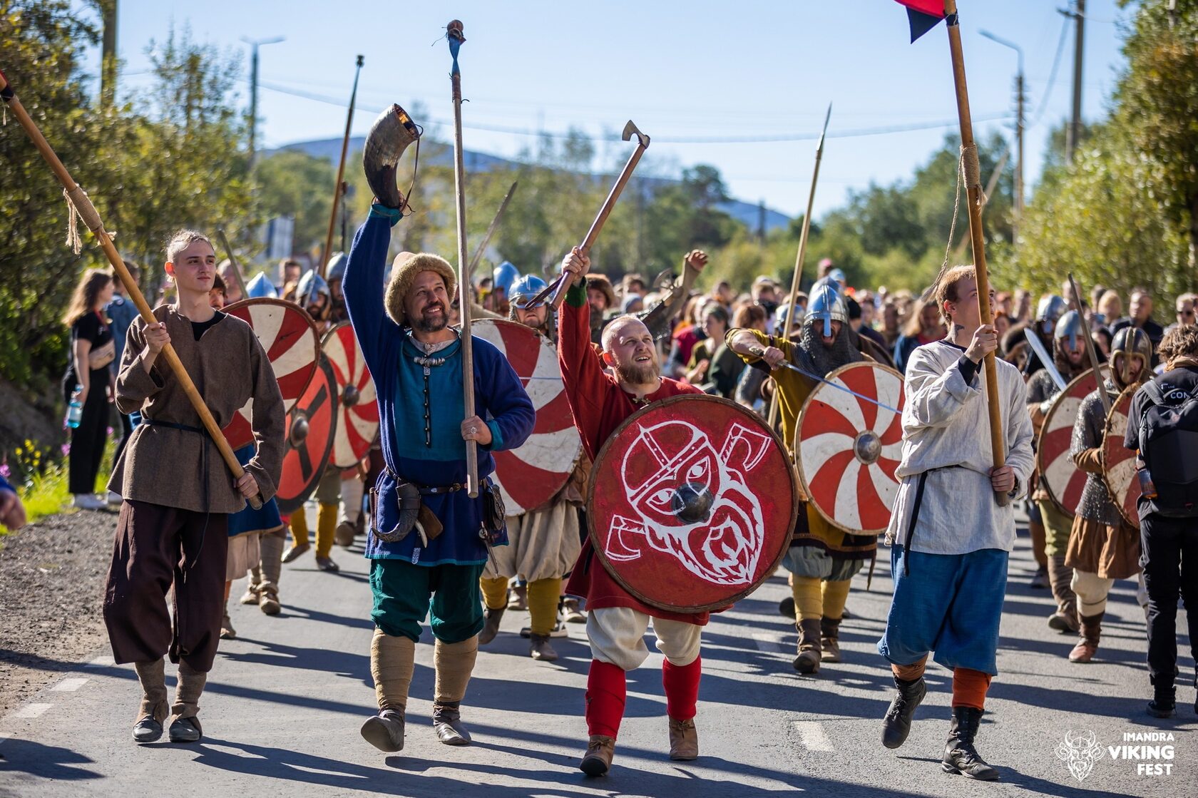 Artistry of man: roskilde festival - vikings run amok