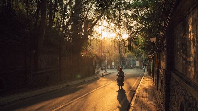 ubud sunset