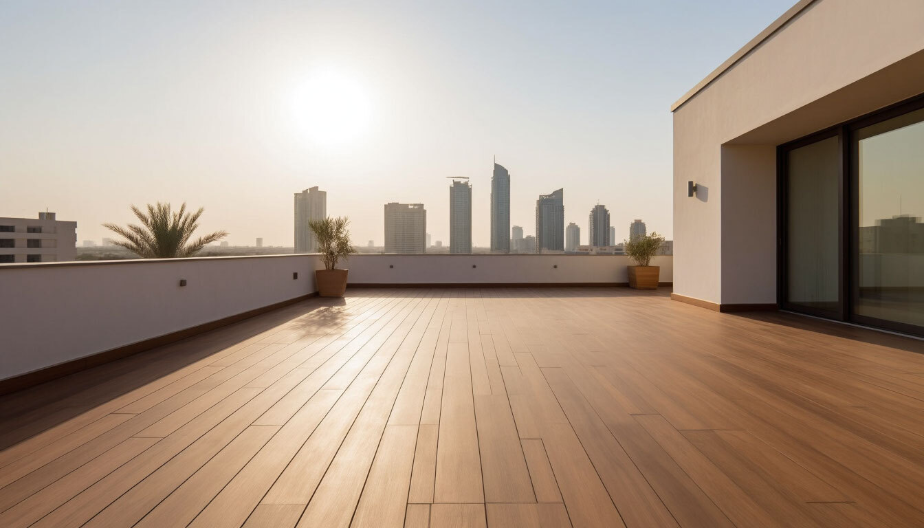 rooftop terrace in the UAE