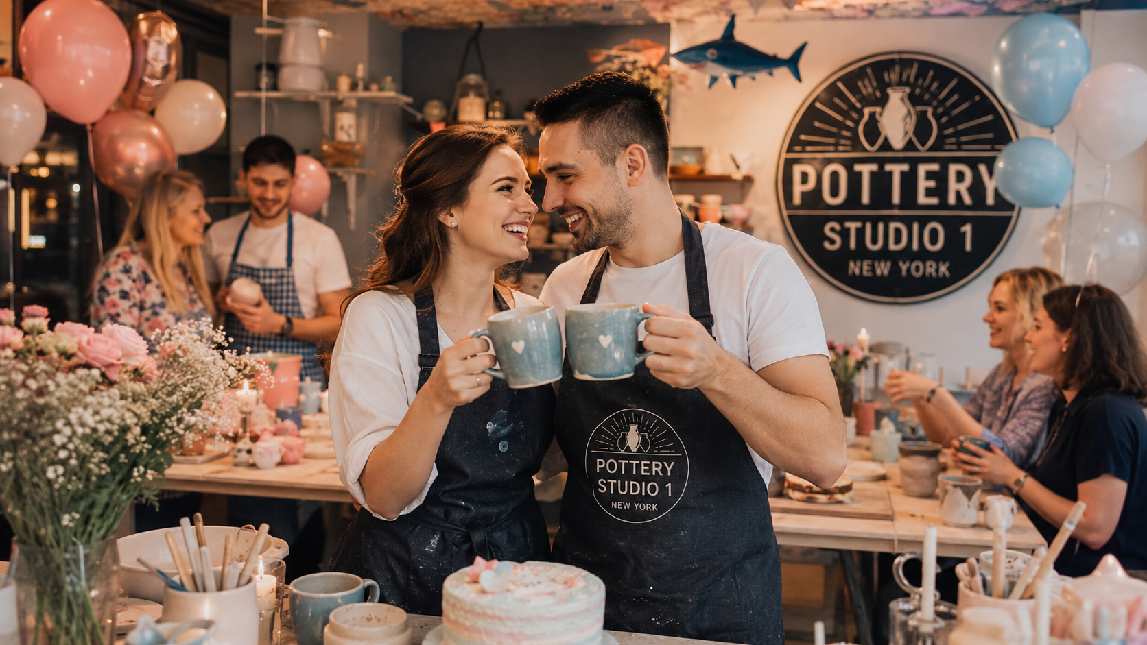 pottery gender reveal experience
