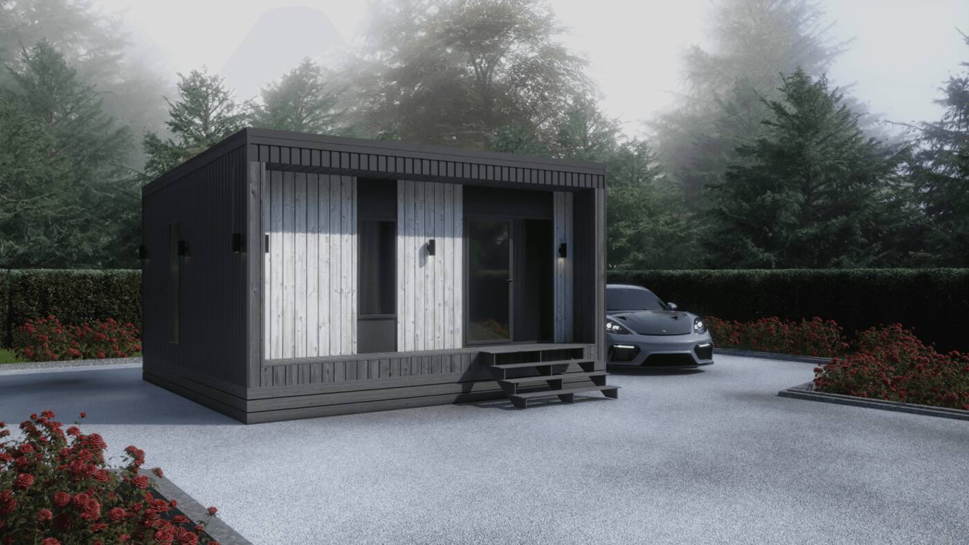 Каркасный дом Оазис 36 · баня, 36 м², кадр 1 со сдачи объекта