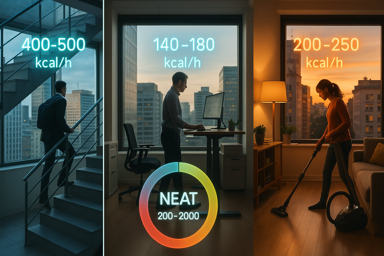  Сколько калорий сжигается через повседневную активность