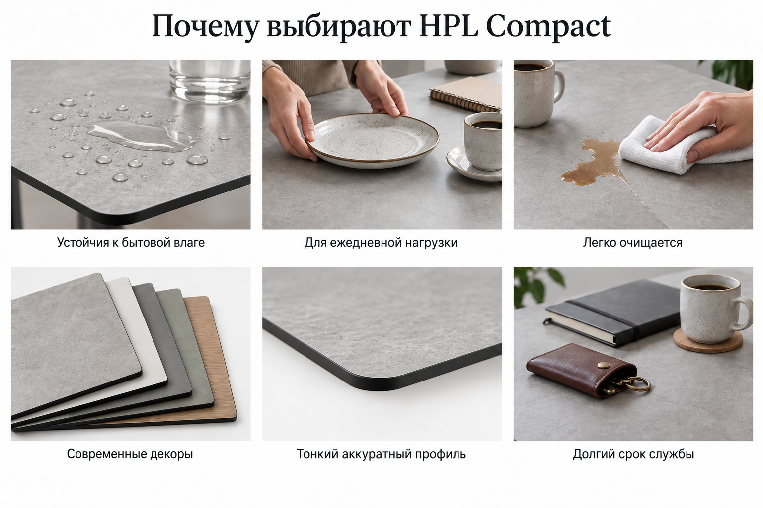 Ежедневное использование HPL Compact