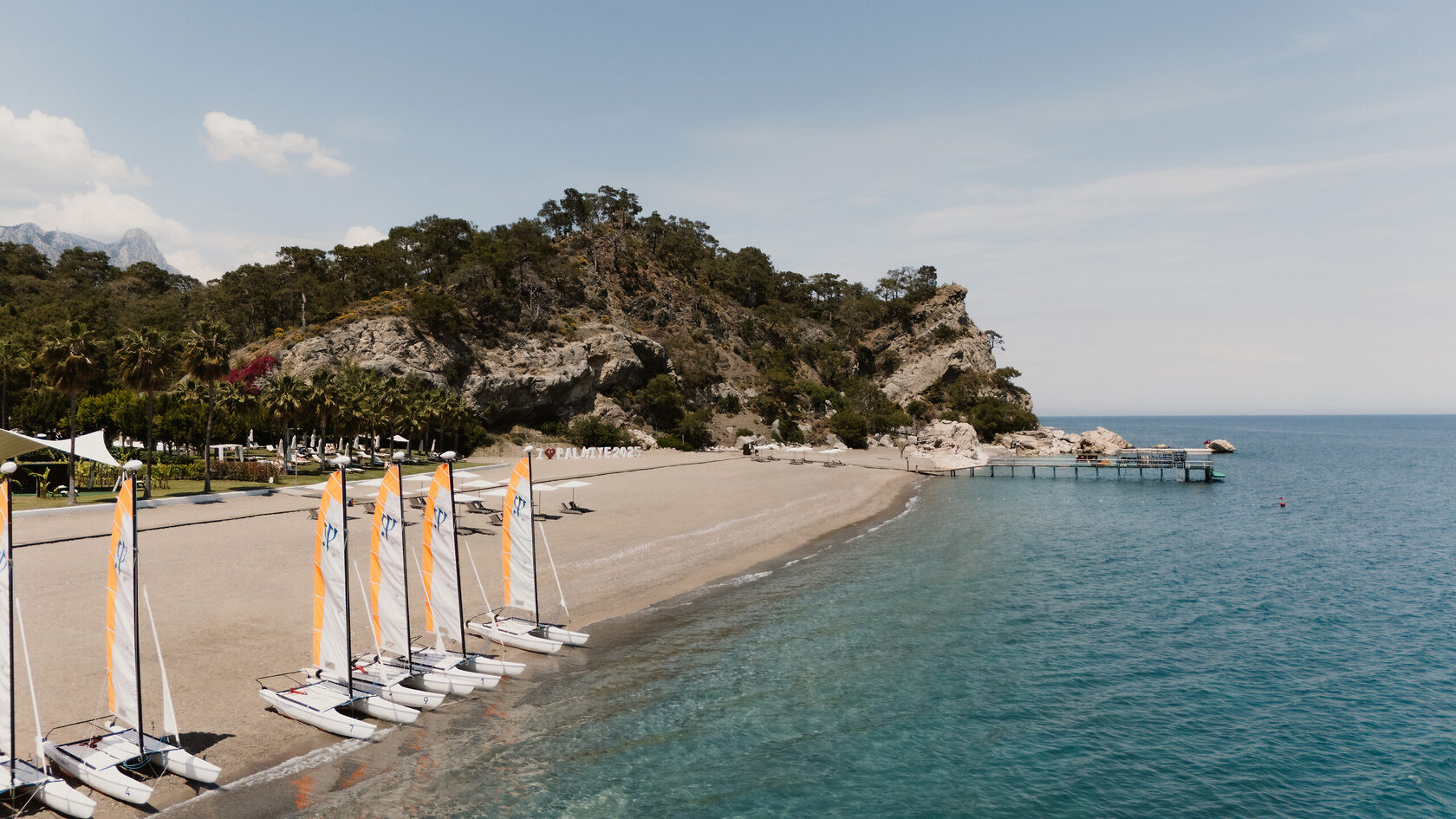 Частный пляж Club Med Palmiye