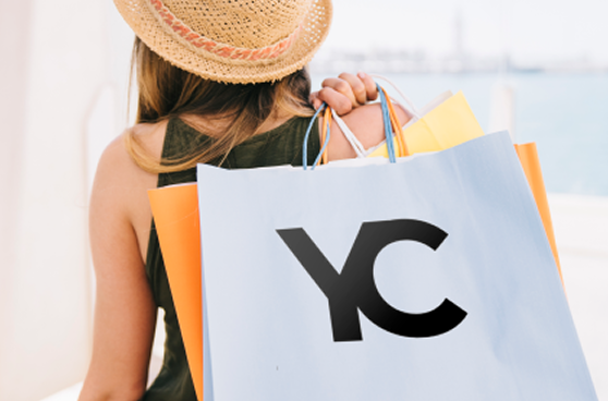 Фирменный пакет YOU&COLOR с монограммой YC