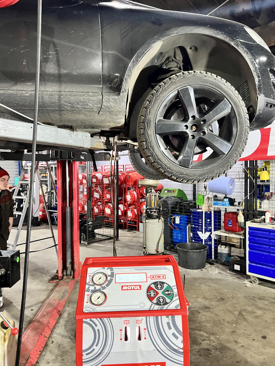 Результат замещения масла Motul