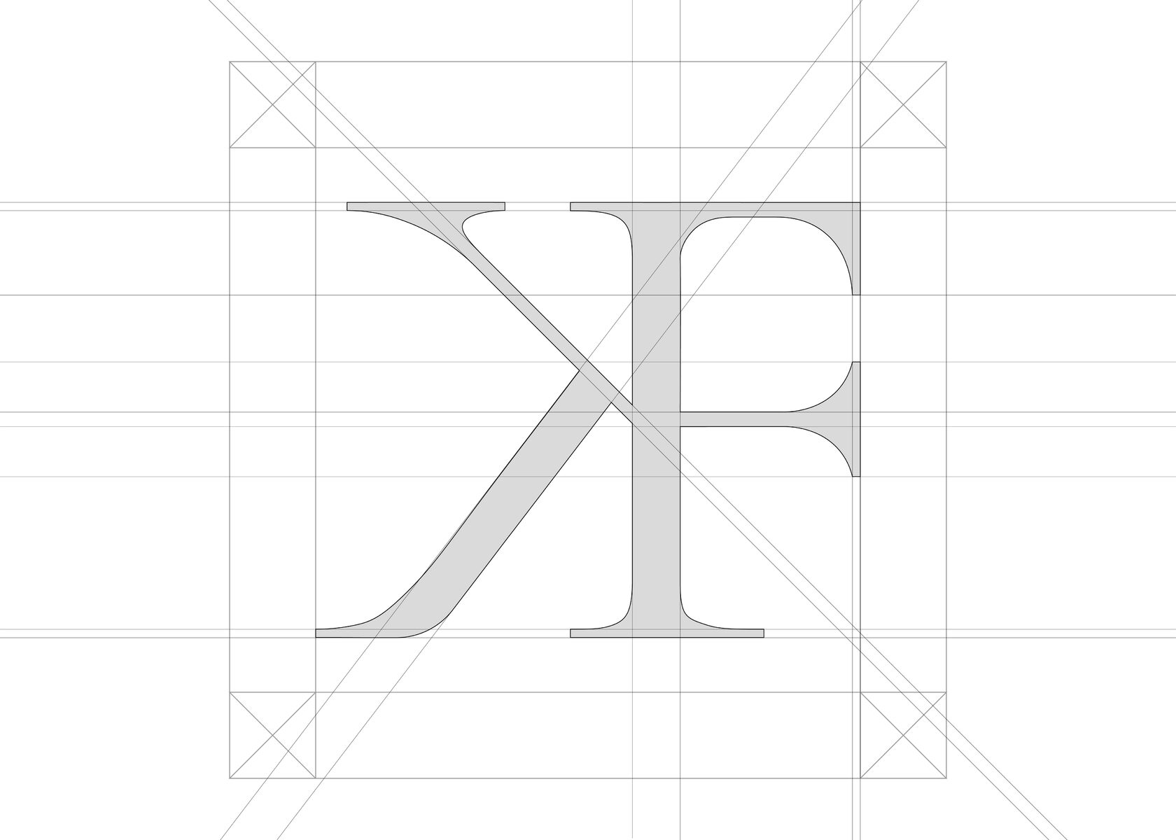 Построение монограммы Korean Felen
