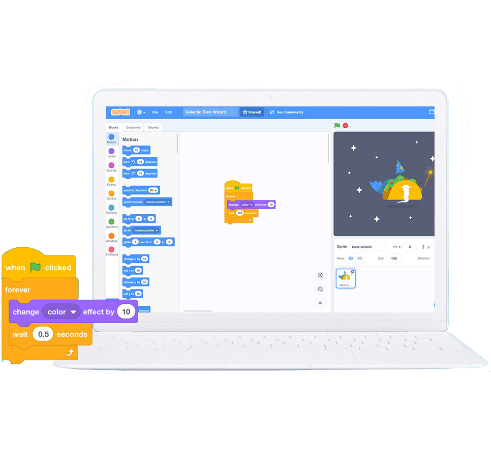 Scratch программирование для самых маленьких