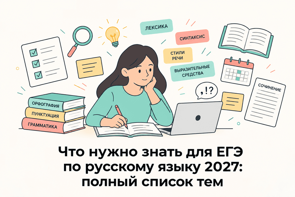 Чек-лист подготовки к ЕГЭ по русскому языку