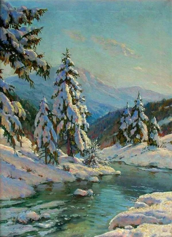 Ели у реки