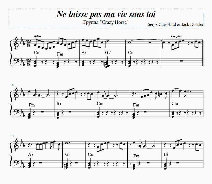 Ne Laisse Pas Ma Vie Sans Toi