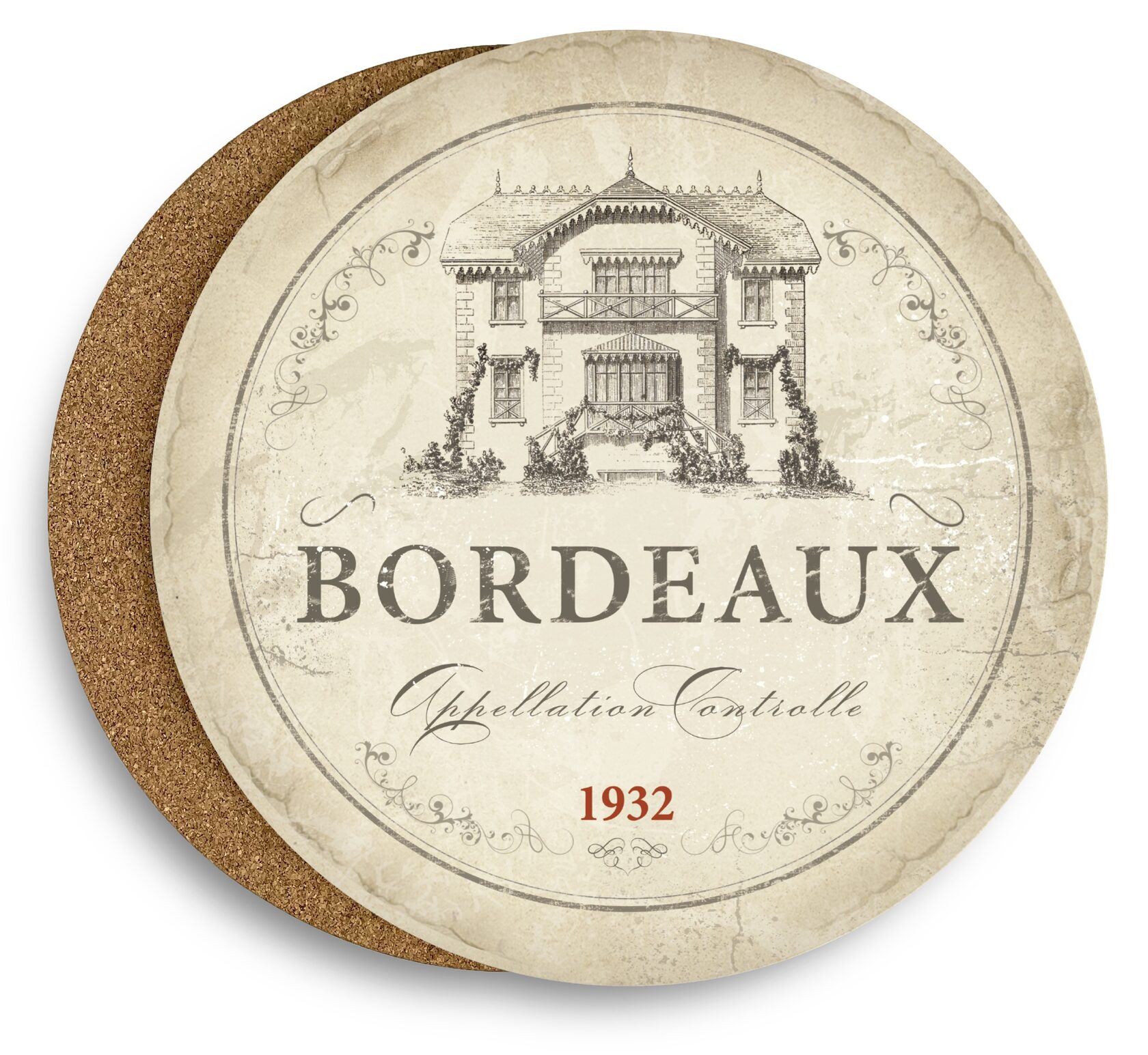 Салфетки сервировочные круглые "Бордо"