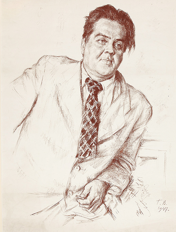 Портрет Ю. Васнецова. 1947