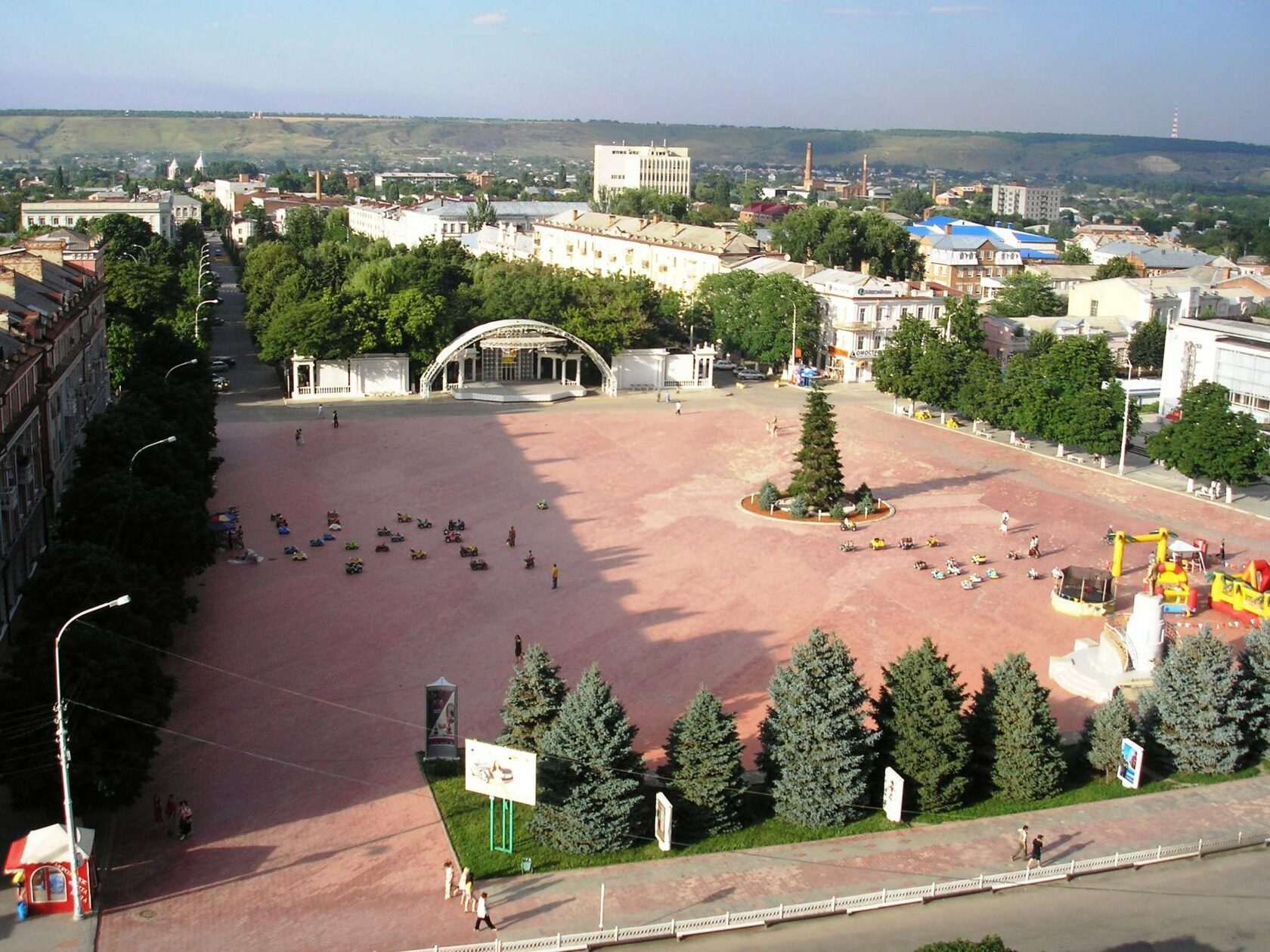 Площадь города Армавир Краснодарский край