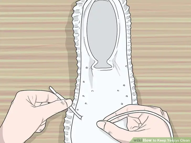 Yeezy как чистить шнурки