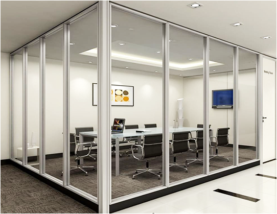 Алюминиевые перегородки в офис