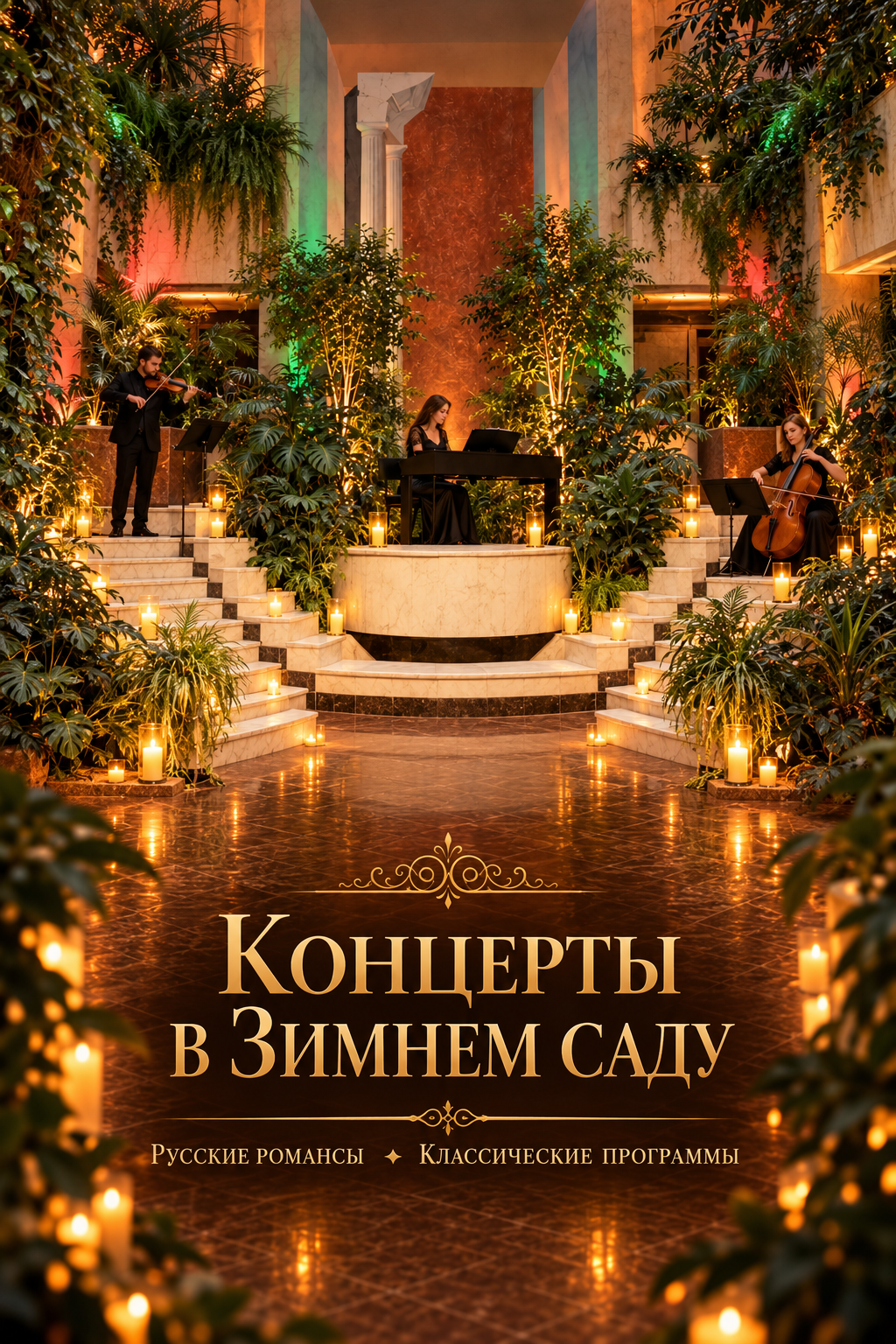 Афиша проекта «Концерты в Зимнем саду»