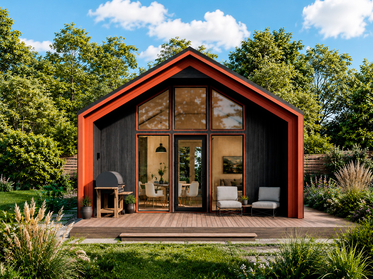 Домокомплект каркасного дома BARN 65 WOODCASTOR