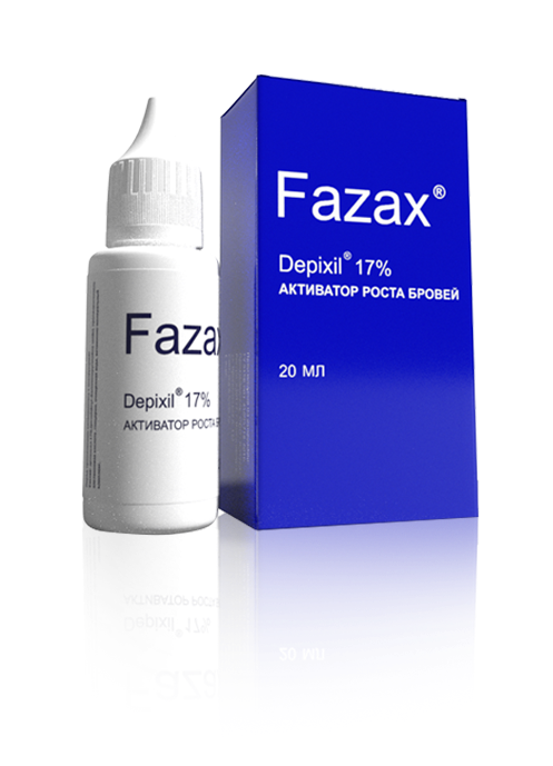 Fazax – препарат для роста бровей