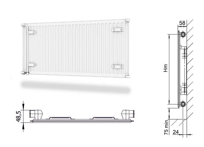 Lemax нижнее подключение 013g1382 HeatProf.ru