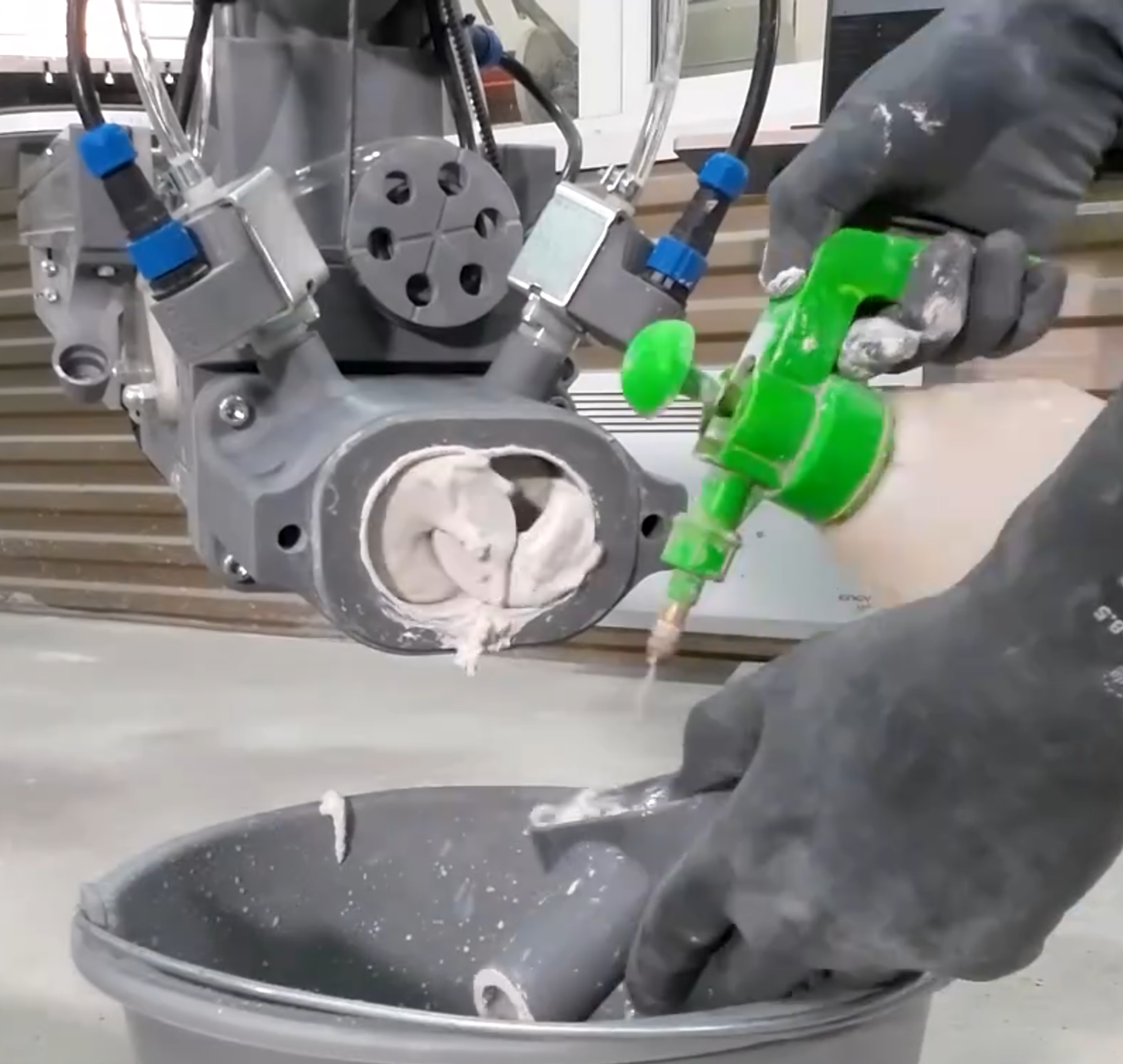 лерто принтер, 3д принтер, 3д печать бетоном, строительный принтер, автоматизация, амт, рвс 3д