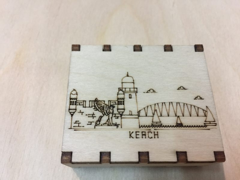 Спички сувенирные на магните города России - Керчь