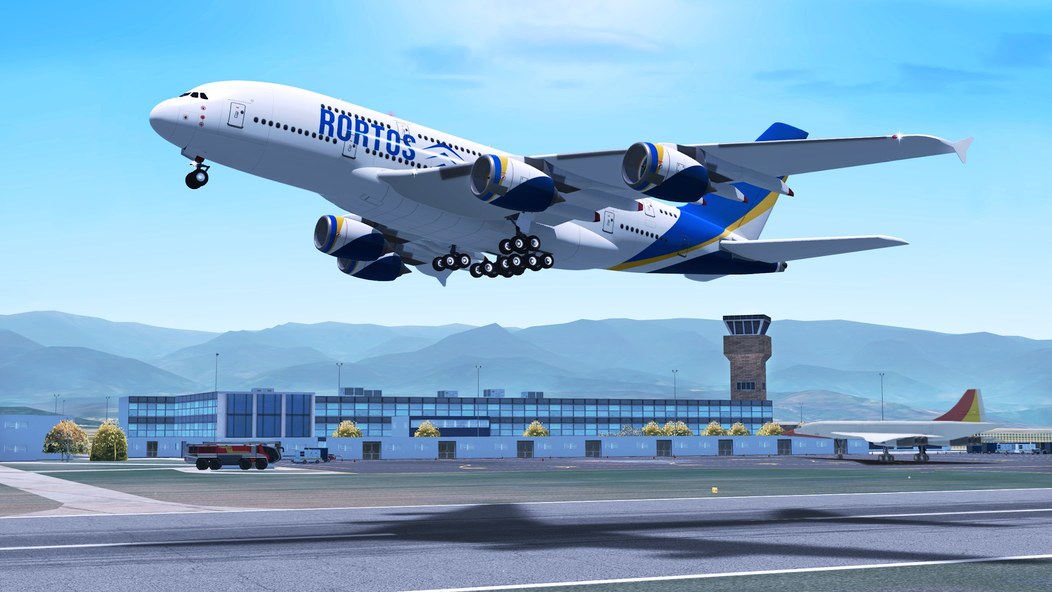 RFS – Real Flight Simulator: авиасимулятор на телефон, взлёт пассажирского лайнера