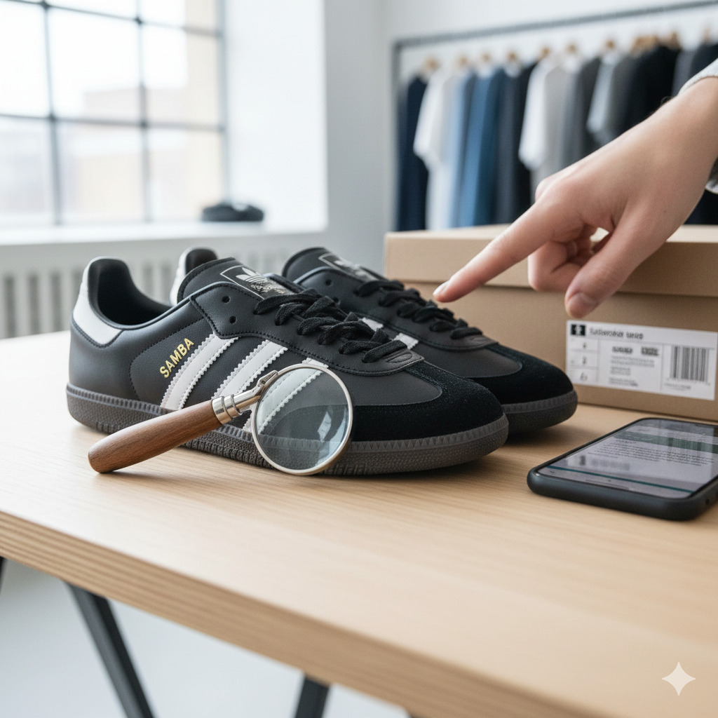 Как отличить оригинал от подделки: чек-лист для Adidas Samba
