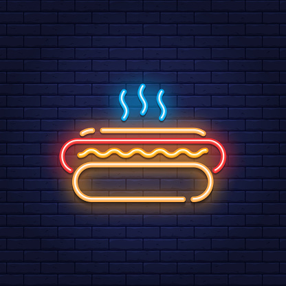 20+ идей неоновых вывесок для: шаверма, донер кебаб, шаурма, хот-дог ...