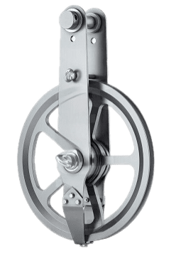 The upper suspension roller