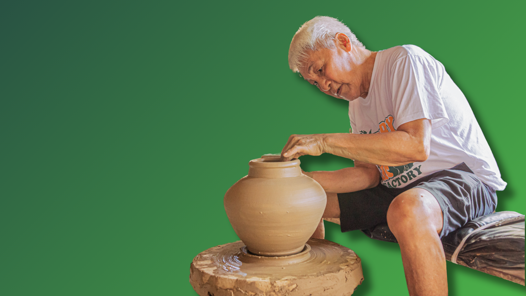 a man working in a workshop