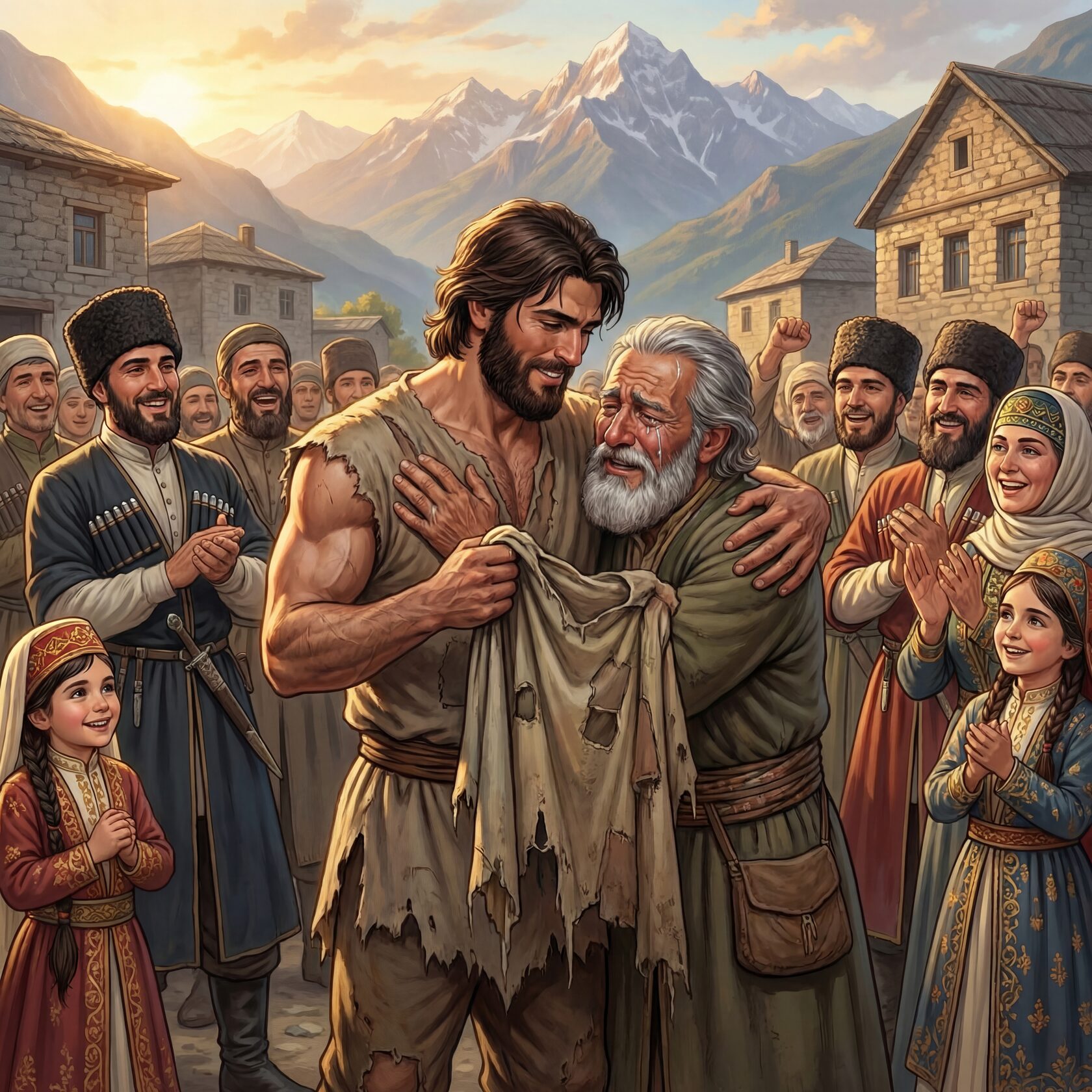 Адыгейские сказки: Батыр, сын медведя